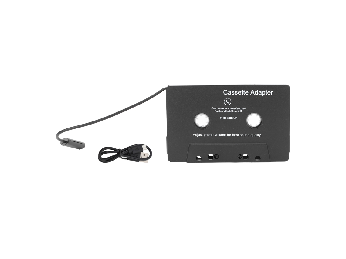 Adaptador De Casete Bluetooth 5.0 Con Llamadas Manos Libres Y Reproductor De Mp3 Para Coche