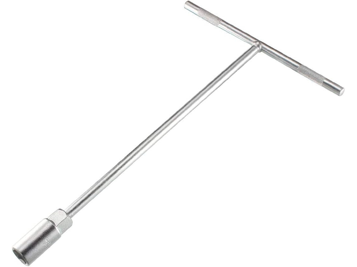A14060900ux0076 Llave Hexagonal De Tubo Profunda Para Metal, Métrica De 14 Mm, Color Plata