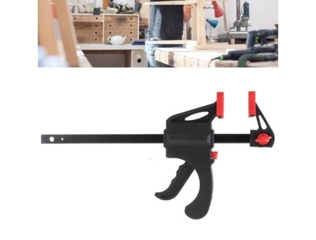 Abrazadera Fija para Madera HURRISE: Abrazadera de Barra de Material Premium para Brocas de Bricolaje.