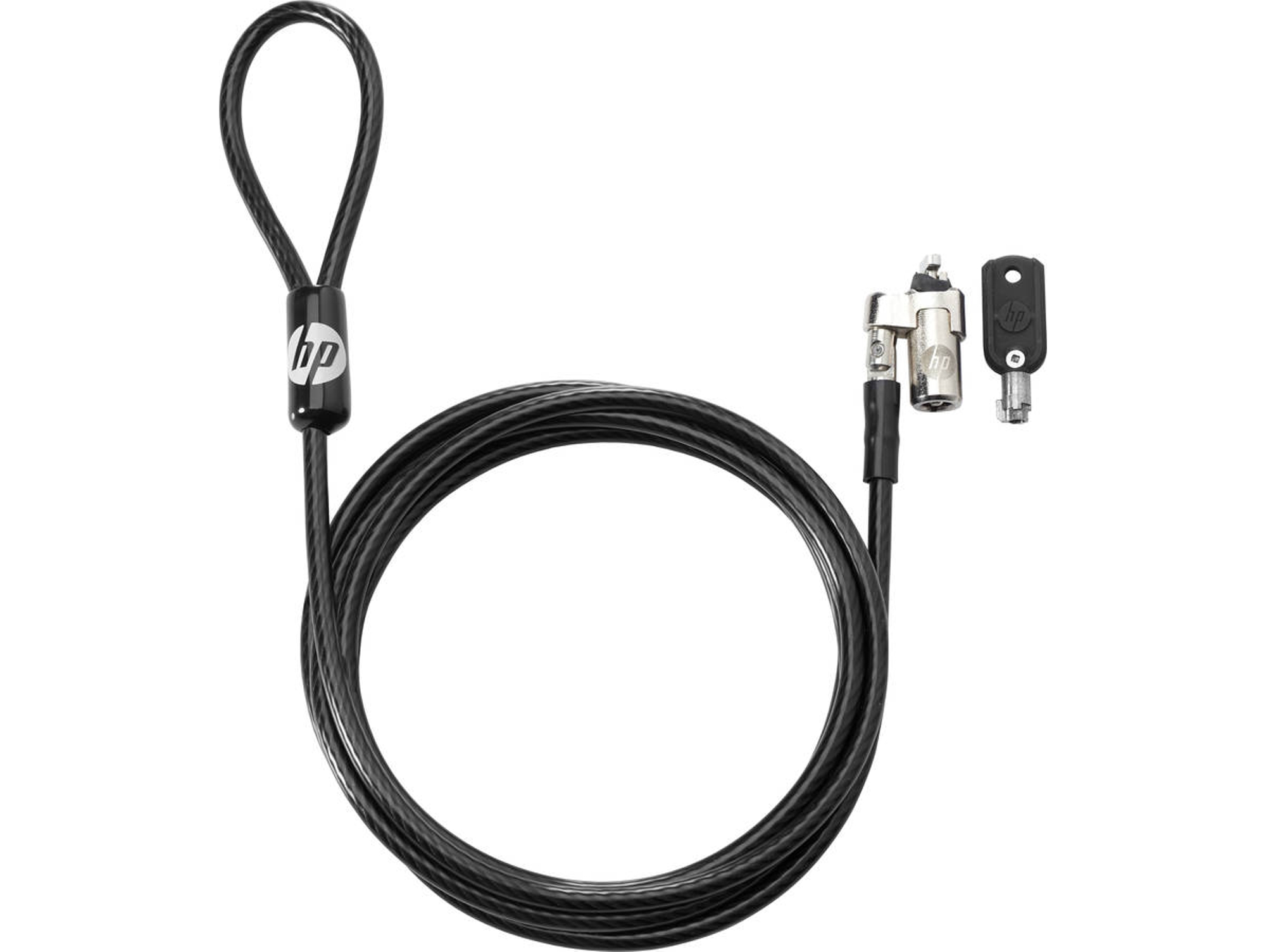 Candado Antirrobo HP Keyed 10 mm 1.83 m Negro