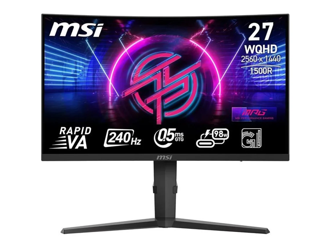 Monitor De Juegos Msi Mpg 275cqrxf 27 Led Wqhd 240hz Usb C 1ms