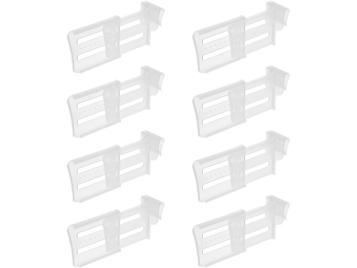 Separadores Cajones Refrigerador Pp 8 Piezas Ajustables Duraderos Organizar Eficientemente