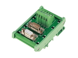 Módulo De Interfaz Db9 Para Rail Din Con Conector Macho/hembra Placa De Desconexión