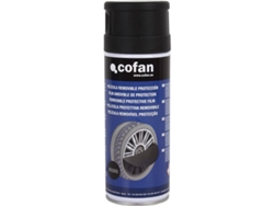 Pintura Especial Protectora Película Removible Vinilica Negro Mate COFAN 400 ml