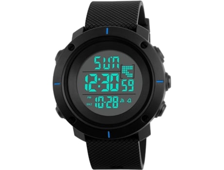 Reloj de pulsera cronógrafo resistente al agua para hombre de marca VEANXIN-Negro