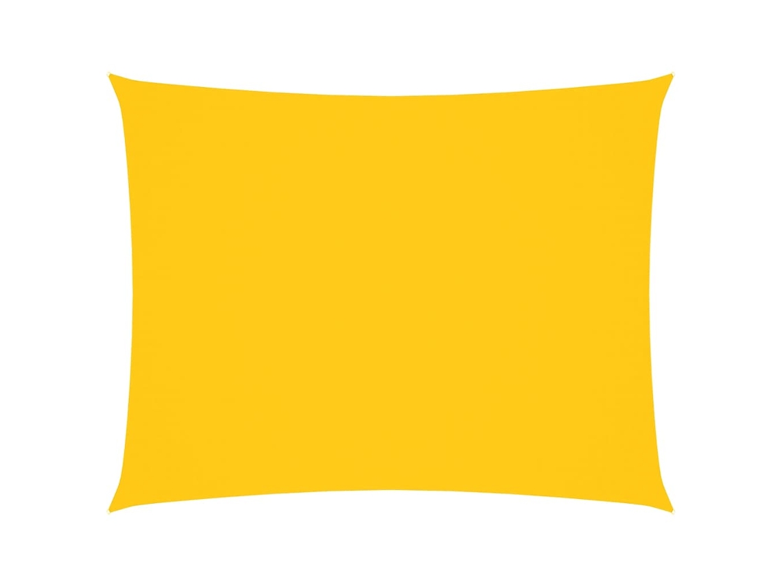 Maison Exclusive - Toldo De Vela Rectangular Tela Oxford Amarillo 5x7 M