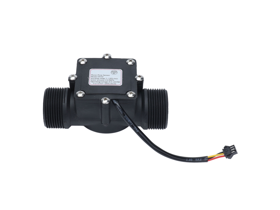 Medidor De Flujo Industrial 1.64in Tubo Contador Sensor Hall Para Riego Jardín Yfdn32
