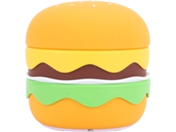 Luminária Noturna De Hambúrguer De Silicone, Macia E Flexível, Ideal Para Quarto Infantil.