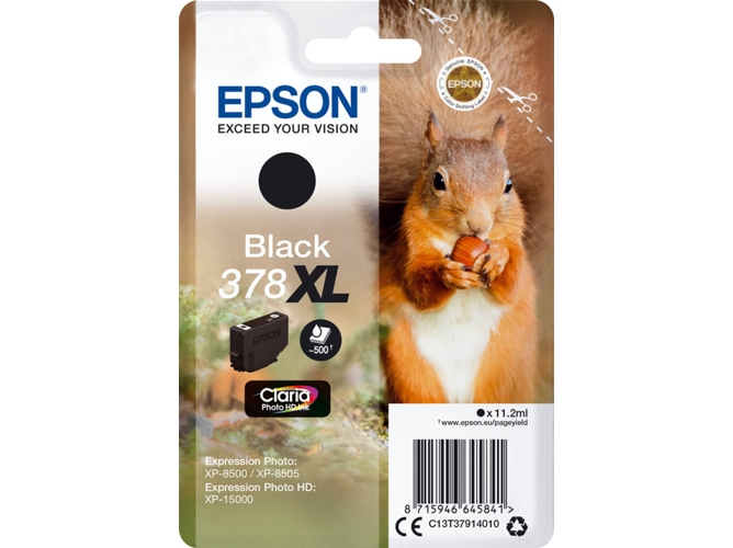 Cartucho de tinta EPSON 378XL - C13T37914020