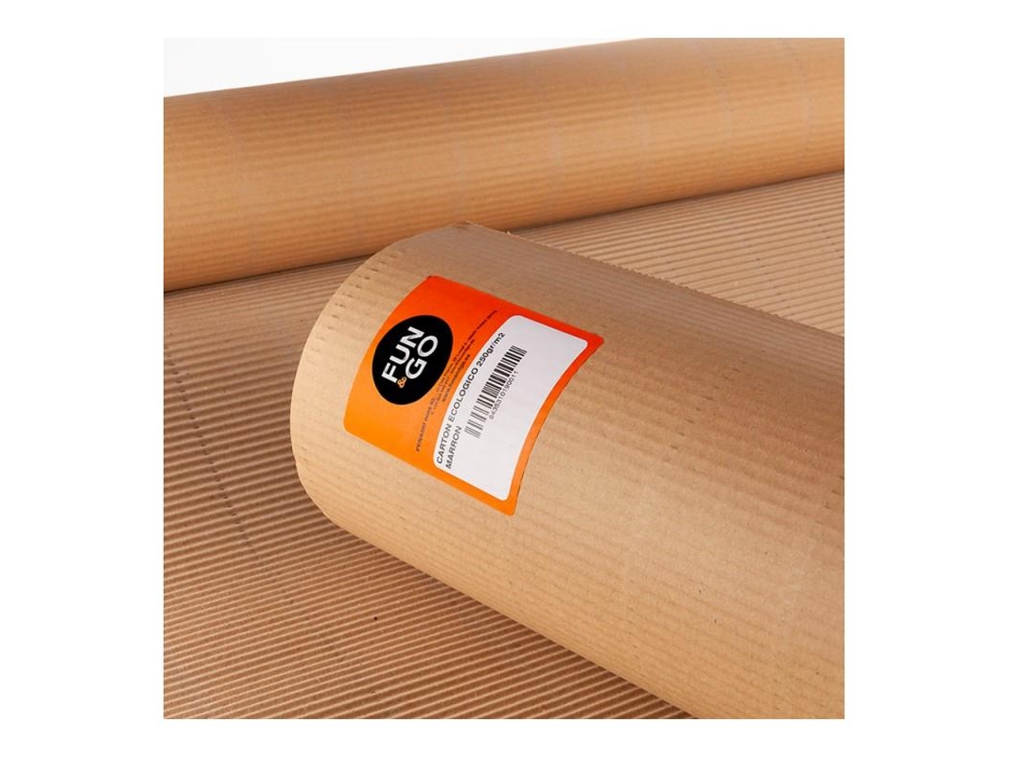 Cartão Ecológico Castanho 0,9X10M FUN AND GO