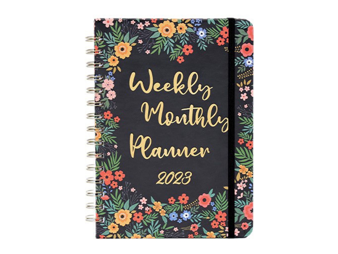 Planificador De Metas Cuaderno Espiral De Papel Premium Diseño Exquisito Agenda Para Trabajo Y Estudio