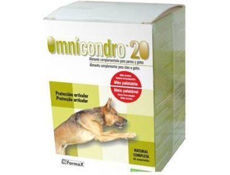 Complemento Alimenticio de Perros HIFARMAX Omnicondro 20 (60 Tabletas)