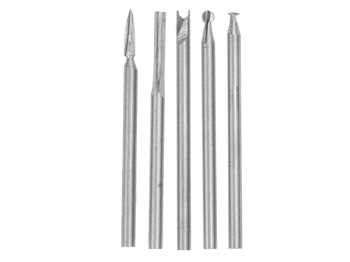 5x Herramientas De Grabado De Carpintería Sierra Eléctrica Broca De Raspeo Y Corte Pequeña