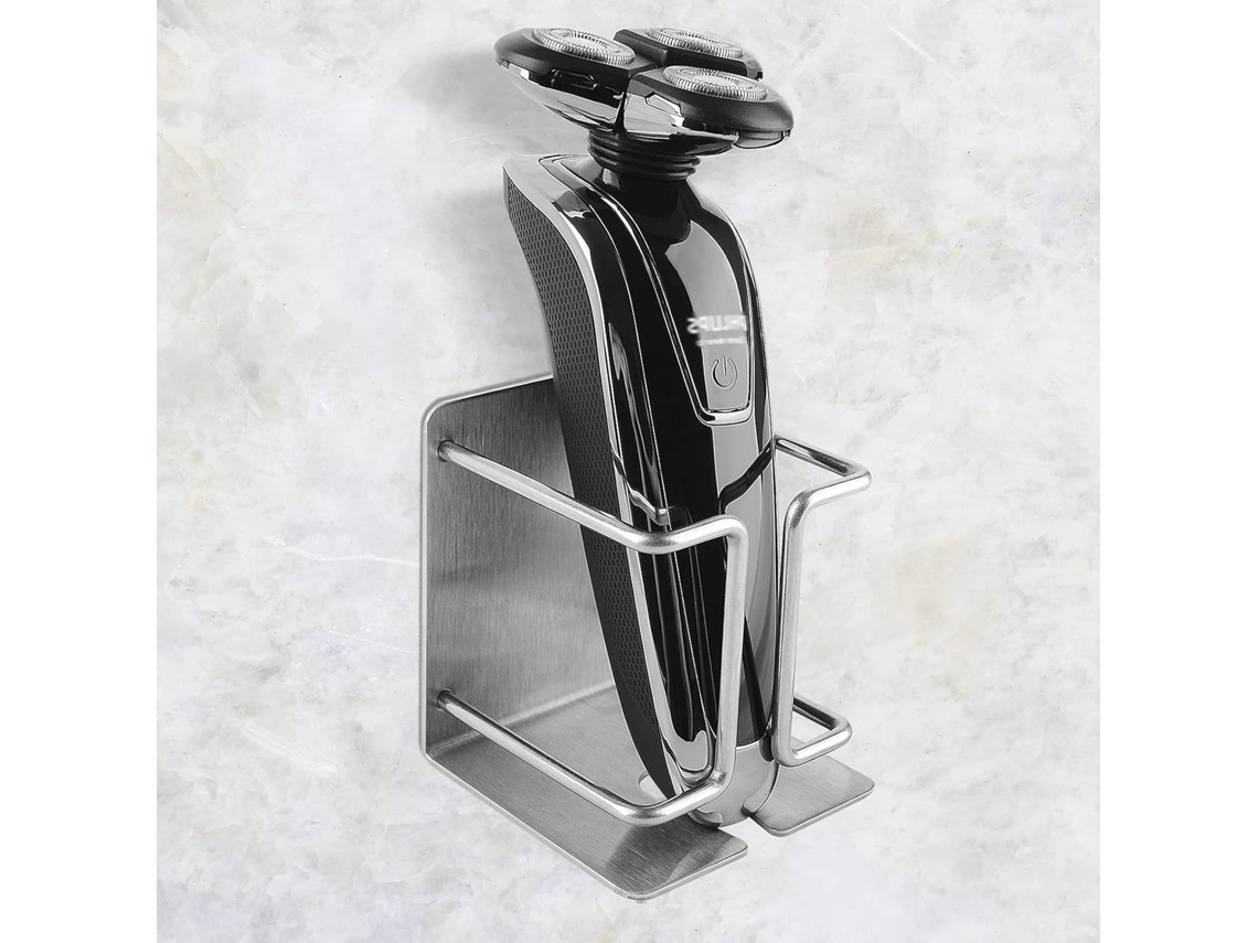 Soporte De Pared Adhesivo De Acero Inoxidable Para Afeitado Eléctrico, Estante Baño