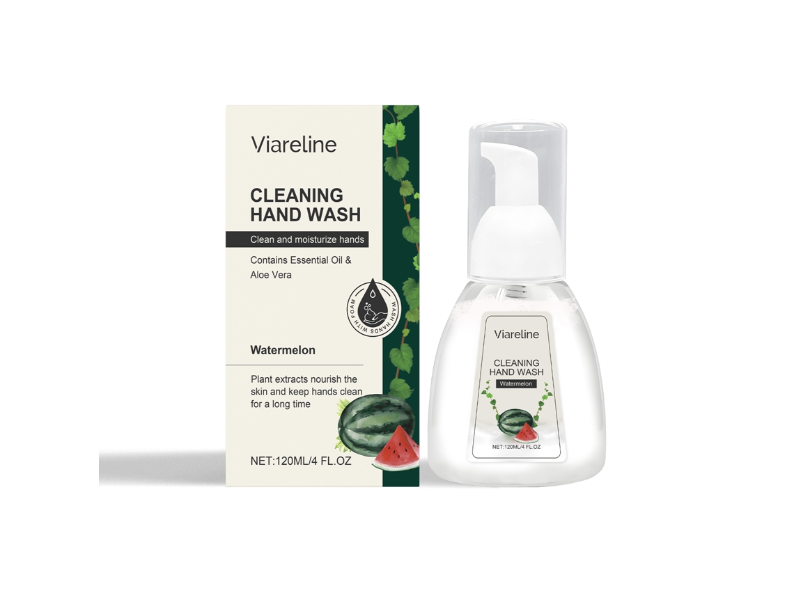 Gel de manos espumoso de sandía - Limpieza suave, cuidado hidratante, protección antioxidante, 120 ml