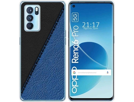 Carcasa Oppo Reno 6 Pro 5G TUMUNDOSMARTPHONE Cuero 02 Multicolor
