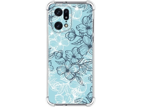 Carcasa para Oppo Find X5 Pro 5G TUMUNDOSMARTPHONE Dibujos Antigolpes Flores 03 Multicolor