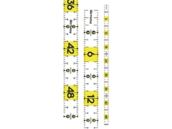 Cinta métrica adhesiva para pesca, 130 cm, herramienta esencial para pescadores. Rosewell (51 pulgadas)