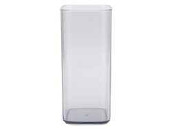 Taza cuadrada de 250 ml, innovadora y reutilizable para té y café, accesorio de cocina (gris) KOFIHETY