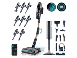 Cecotec Aspiradora Escoba Sin Cable Con Base Autovaciado Conga Rockstar Rz90 Ai Aquapet Flex Connected. 310aw, 850w, Ia Y App