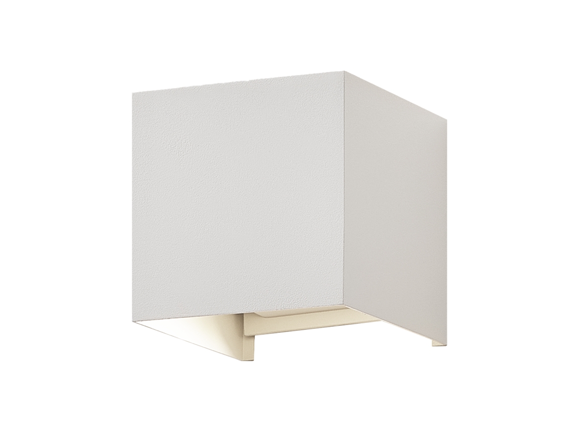 Aplique para Interior Up Down Negro Aplique para Exterior Led 5W Ip65 Blanco Cálido NETTLIFE
