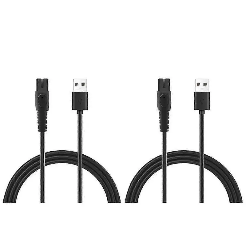 Cargador USB para cabezal de afeitado Szsmart (2 unidades, 5 V, 1 A, para Qp2724, Qp2834, Qp1924, Mg9520) Cable para recortadora Vayotoy