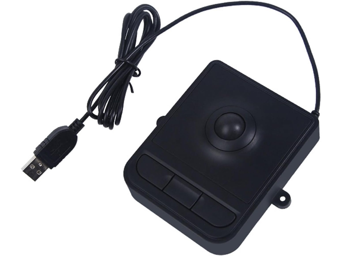 Trackpad Usb Con Cable Y Tres Botones Para Un Control Preciso.