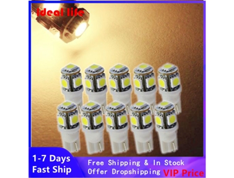 10X bombillas de cuña T5 T10 Led blanco cálido para Malibu 12V Ac/Dc lámpara de luz de paisaje 50000 horas de iluminación bombillas de luz nuevas