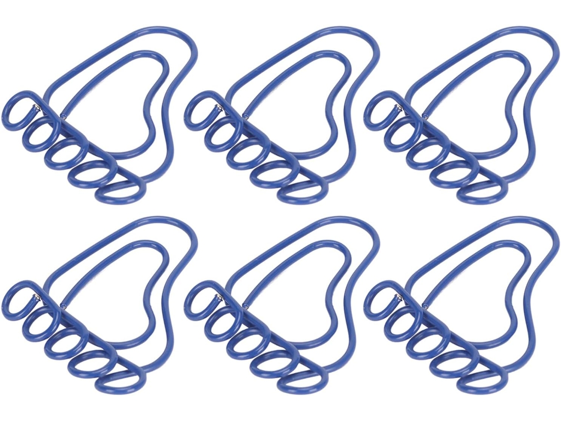Paquete De 100 Clips De Papel Con Forma De Pie, Antideslizantes Y Con Un Diseño Adorable.