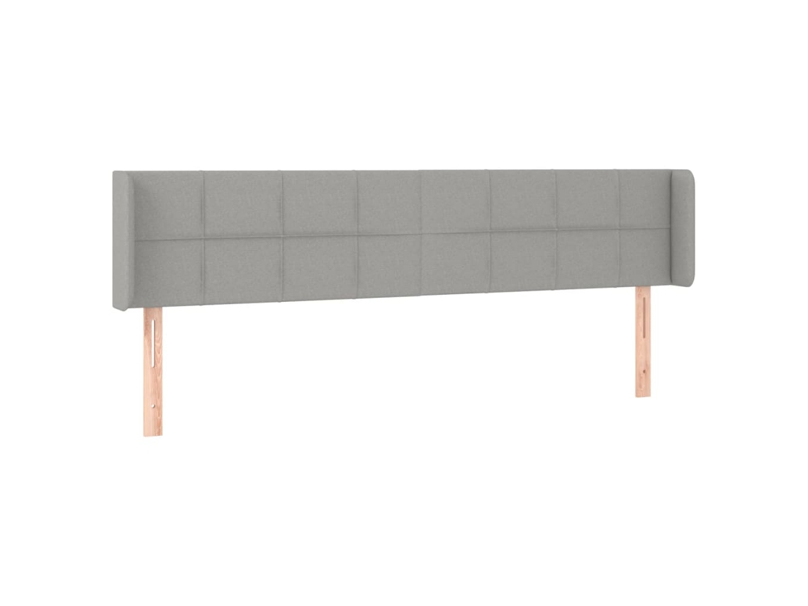 Maison Exclusive - Cabecero De Tela Gris Claro 183x16x78/88 Cm