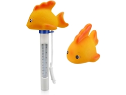 Termómetro Flotante Para Piscinas Con Cordón, Diseño De Pez Amarillo, Para Piscinas, Spas, Acuarios Y Estanques.