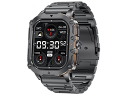Reloj Inteligente con Deportes Uso al Aire Libre Llamadas Bluetooth Frecuencia Cardíaca Oxígeno en Sangre Monitoreo del Sueño Negro YEMAESRE