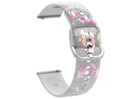 Correa de Silicona 22mm para Samsung Galaxy Watch3 45mm/Huawei Watch GT 3 Pro 46mm/Garmin Venu 2 - lindo conejo