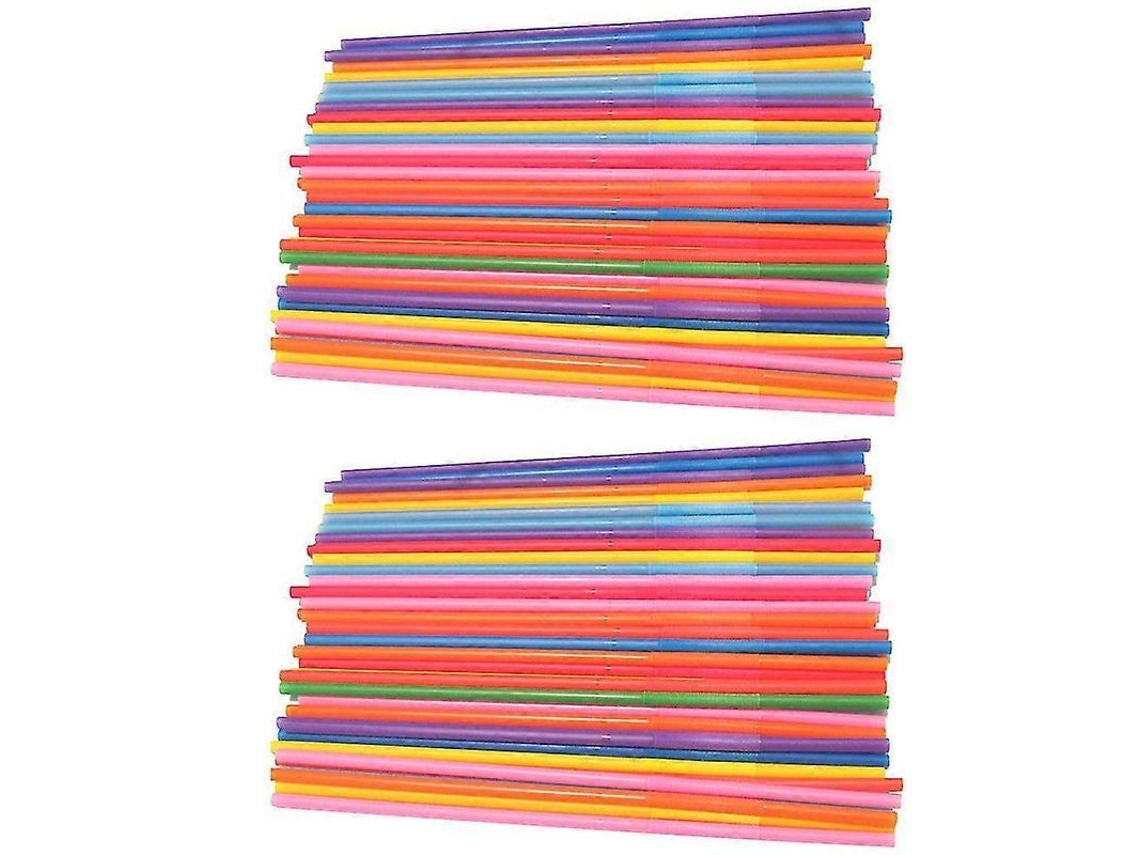 450 Pajitas De Plástico Flexibles, Pajitas Para Secador De Pelo Para Fiestas, Recuerdos De Fiesta