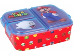 Lonchera SUPER MARIO BROS (Rojo - Plástico - 6 x 17 x 13 cm)