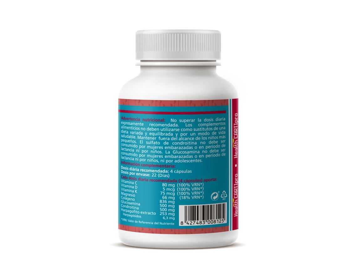 Healh Cartipro Cartílagos y Huesos 750Mg 90 Cápsulas SOTYA
