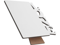 Marco Fotos Madera Sublimación Diy Decoración Blanco Panel Vacío Decorativo Hogar Suministros Bricolaje Love