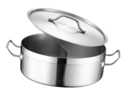Olla caliente Slowmoose con divisor, olla para sopa de 18 cm de diámetro