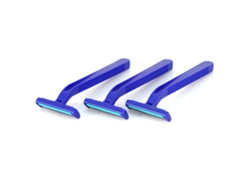 Juego de 3 hojas de afeitar desechables para hombres, soporte para viaje KOFIHETY