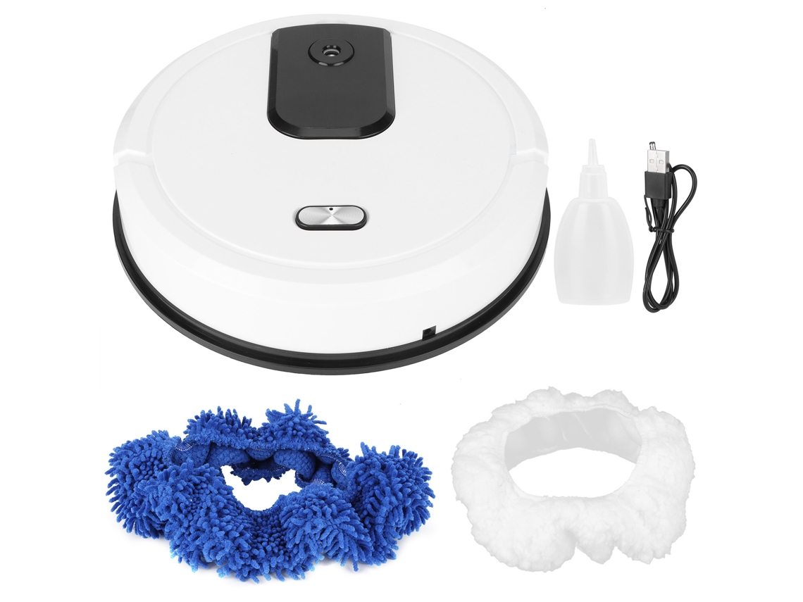 Mini robot aspirador inteligente para limpieza en seco y húmedo, útil para la limpieza del hogar.