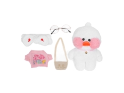Muñeco De Pato Amarillo De Peluche 30cm Con Ropa Y Gafas Juguete Suave Tipo 2