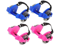 2 pares de patines con luces