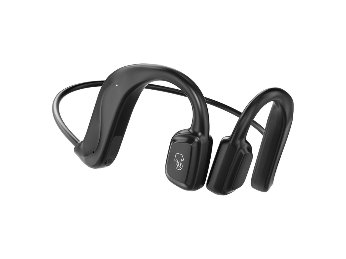 Fones De Ouvido De Condução Aérea Sem Fio Multifuncional Para Esportes Corrida Ciclismo Preto