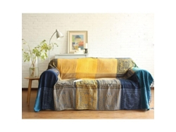 Manta Sencilla De Algodón Para Sofá, Manta Tejida Con Flecos, Patchwork, Doble Cara, Cálida, Decorativa Para El Hogar, La Oficina Y Los Viajes.