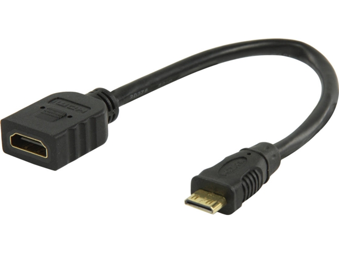 Cable HDMI VALUELINE (HDMI - 0.2m - Negro)