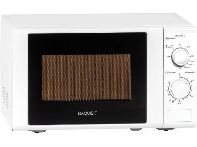 Microondas EXQUISIT MW802G (20 L - Con Grill - Blanco)
