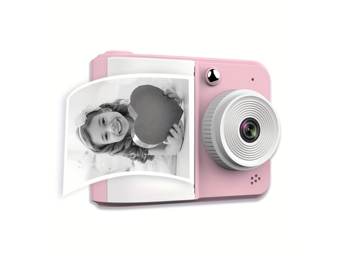 Câmara Digital Eifson Cámara Instantánea Para Niños Con Pantalla De 2,4 Pulgadas Cámara Digital 1080p Rosa