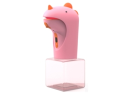 Dispensador de jabón espumoso inteligente, sin contacto, resistente al agua IPX6, diseño de dinosaurio, 250 ml, rosa, Csyy