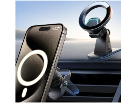 Compatible con soporte para coche Magsafe magnético 2 en 1 iPhone 15 14 13 12 y funda todos CHRONUS