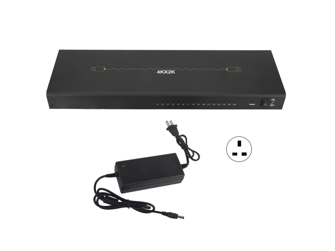 Splitter 4k 1x16 110 240v LAXISCREED